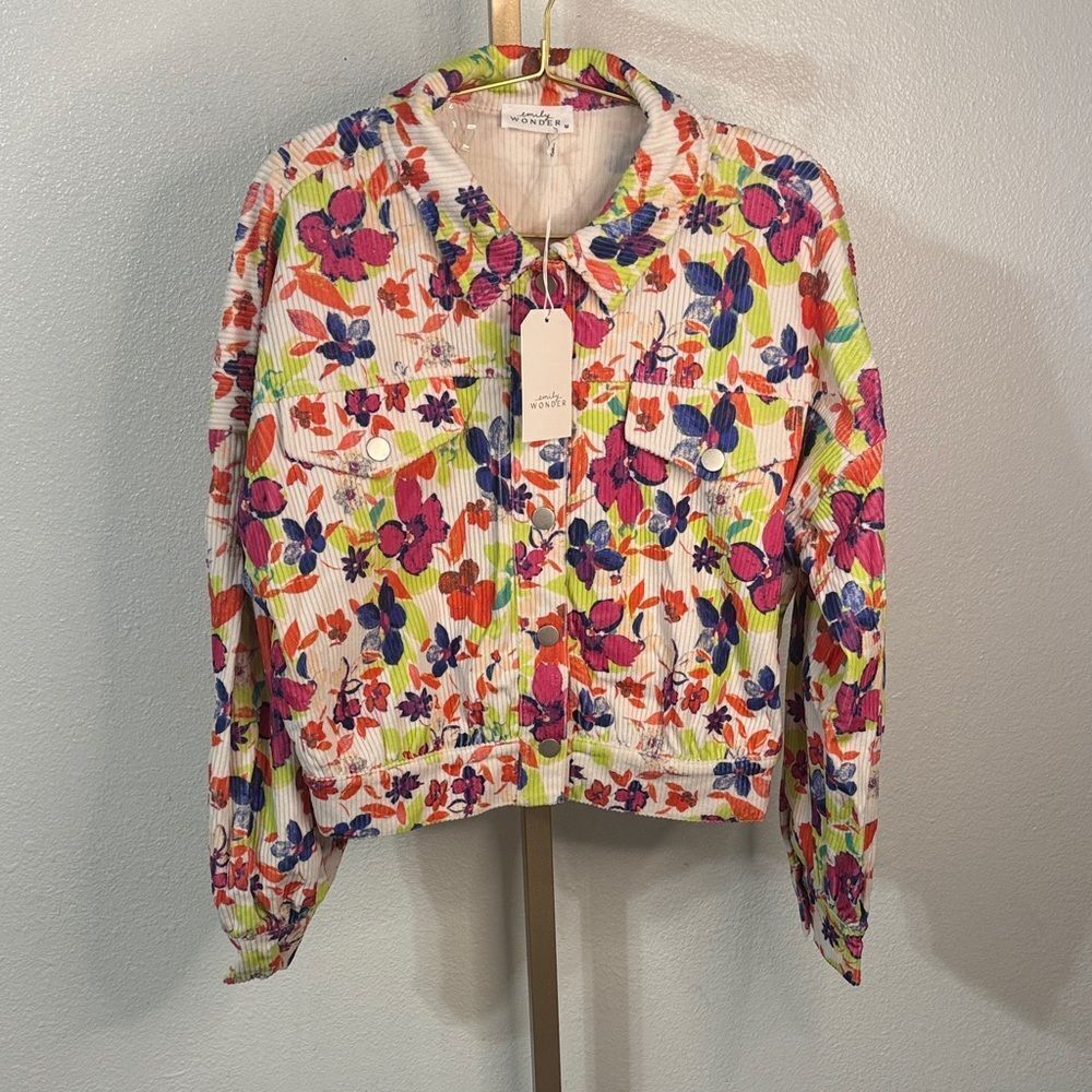 Emily Wonder Colorful Floral Jacket